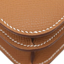 エルメス HERMES コンスタンス3 ミニ ミロワール ゴールド ヴォーエプソン ショルダーバッグ シルバー金具 新品 未使用 茶 2025年製