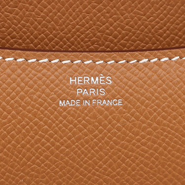 エルメス HERMES コンスタンス3 ミニ ミロワール ゴールド ヴォーエプソン ショルダーバッグ シルバー金具 新品 未使用 茶 2025年製