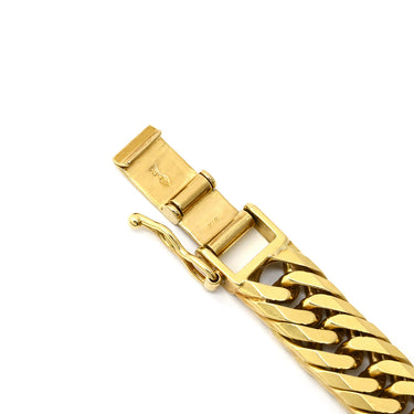 喜平 KIHEI K18 18金 18.2cm 30.3g 8面トリプル イエローゴールド K18YG ブレスレット 造幣局検定マーク ショッピングローン対応していません