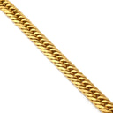 喜平 KIHEI K18 18金 18.4cm 20.2g 8面トリプル イエローゴールド K18YG ブレスレット 造幣局検定マーク ショッピングローン対応していません