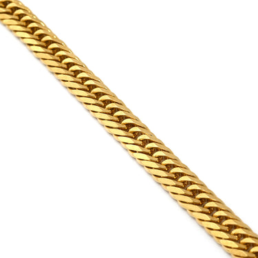 喜平 KIHEI K18 18金 18.4cm 20.2g 8面トリプル イエローゴールド K18YG ブレスレット 造幣局検定マーク ショッピングローン対応していません
