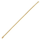 喜平 KIHEI アンクレット K18 23cm 6.3g 8面トリプル イエローゴールド K18YG ブレスレット 造幣局検定マーク ※ショッピングローン対応していません