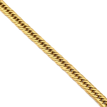 喜平 KIHEI アンクレット K18 23cm 6.3g 8面トリプル イエローゴールド K18YG ブレスレット 造幣局検定マーク ※ショッピングローン対応していません