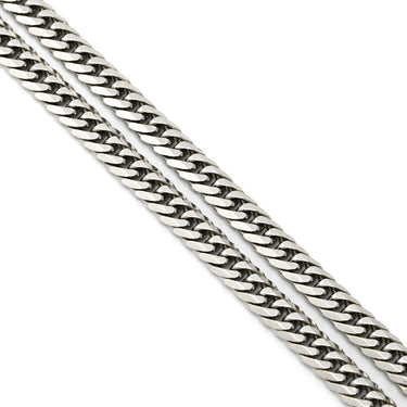 喜平 KIHEI K18WG 18金 50.2cm 10.2g 6面 ダブル Ｗ ホワイトゴールド K18WG ネックレス 造幣局検定マーク ※ショッピングローン対応していません。