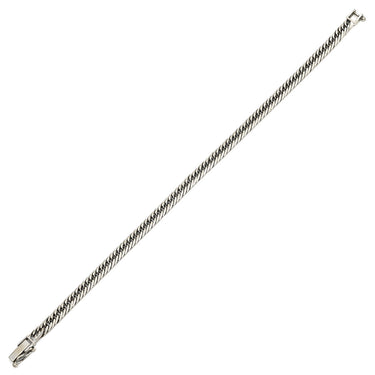 喜平 KIHEI K18 WG 18金 18.3cm 10.2g 8面トリプル ホワイトゴールド K18WG ブレスレット 造幣局検定マーク ※ショッピングローン対応していません