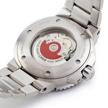 腕時計 オリス ORIS アクイス デイト 01 733 7730 4157 自動巻き メンズ グリーン 緑 逆回転防止ベゼル ダイバーズ