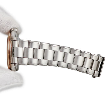 腕時計 グランドセイコー Grand Seiko 9Fクォーツ SBGX004 9F61-0A20 クオーツ メンズ K18PG×SS コンビ シルバー バー GS ラウンド