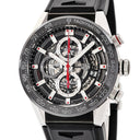 腕時計 タグホイヤー TAG Heuer カレラ キャリバーホイヤー01 クロノグラフ CAR201V.FT6046 自動巻き メンズ 黒 赤 スケルトン デイト