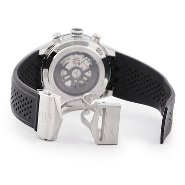 腕時計 タグホイヤー TAG Heuer カレラ キャリバーホイヤー01 クロノグラフ CAR201V.FT6046 自動巻き メンズ 黒 赤 スケルトン デイト