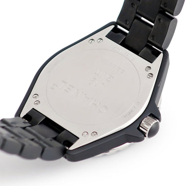 腕時計 シャネル CHANEL J12 GMT 41mm H3101 自動巻き メンズ マットブラックセラミック 黒 アラビア デイト