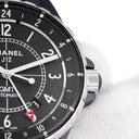 腕時計 シャネル CHANEL J12 GMT 41mm H3101 自動巻き メンズ マットブラックセラミック 黒 アラビア デイト