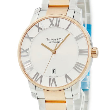 腕時計 ティファニー Tiffany & Co アトラス ドーム オートマティック Z1810.68.13A21A00A 自動巻き メンズ 未使用 ローマン ホワイト