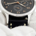 腕時計 ユンハンス JUNGHANS アタッシェ アジェンダ 027/4563 自動巻き メンズ ブラック デイデイト パワーリザーブインジケーター
