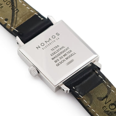 腕時計 ノモス NOMOS テトラ 27 TT1A1W1 手巻き メンズ スクエア スモールセコンド 青針 アラビア バー