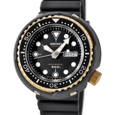 腕時計 セイコー SEIKO プロスペックス スクーバ600 デイデイト SPYF018 7549-7000 クオーツ メンズ メーカーOH済 黒 回転ベゼル
