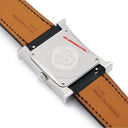 腕時計 エルメス HERMES Hウォッチ MM HH3.510 自動巻き メンズ 新品同様 H型 四角 スクエア デイト アラビア 3針