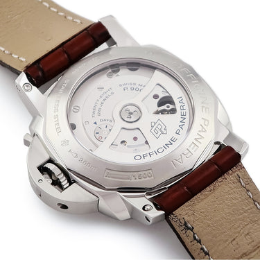 腕時計 パネライ PANERAI ルミノール 1950 3デイズ GMT アッチャイオ PAM00531 R番 自動巻き メンズ R番 ブラック スモールセコンド