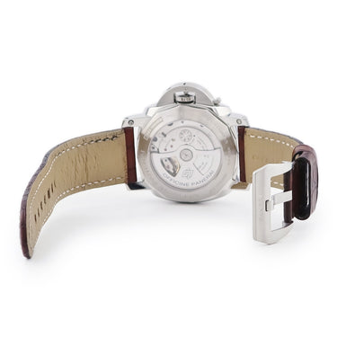 腕時計 パネライ PANERAI ルミノール 1950 3デイズ GMT アッチャイオ PAM00531 R番 自動巻き メンズ R番 ブラック スモールセコンド
