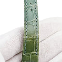 腕時計 カルティエ Cartier ミス パシャ 27mm WJ124027 クオーツ レディース K18WG無垢 純正ダイヤ シルバー 青針