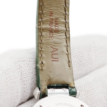 腕時計 カルティエ Cartier ミス パシャ 27mm WJ124027 クオーツ レディース K18WG無垢 純正ダイヤ シルバー 青針