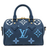 ルイヴィトン LOUIS VUITTON スピーディ バンドリエール 20 M46517 ブルー モノグラムアンプラント 2WAYバッグ ゴールド金具 青 グラデーション