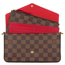 ルイヴィトン LOUIS VUITTON ポシェット フェリシー N40492 ダミエエベヌ ダミエキャンバス チェーンウォレット ゴールド金具 チェーンショルダー ポーチ