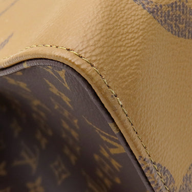 ルイヴィトン LOUIS VUITTON オンザゴー GM M45320 モノグラム モノグラムキャンバス モノグラムリバースキャンバス トートバッグ ゴールド金具 肩掛け 茶