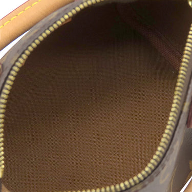 ルイヴィトン LOUIS VUITTON ナノ スピーディ M61252 モノグラム モノグラムキャンバス ショルダーバッグ ゴールド金具 茶 ミニショルダー
