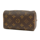 ルイヴィトン LOUIS VUITTON ナノ スピーディ M61252 モノグラム モノグラムキャンバス ショルダーバッグ ゴールド金具 茶 ミニショルダー