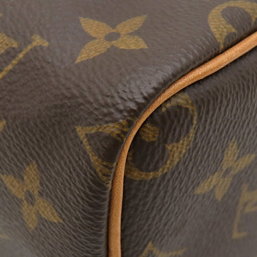 ルイヴィトン LOUIS VUITTON ナノ スピーディ M61252 モノグラム モノグラムキャンバス ショルダーバッグ ゴールド金具 茶 ミニショルダー