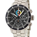 腕時計 フォルティス Fortis オフィシャル コスモノート クロノグラフ 638.27.141 自動巻き メンズ OH済 デイデイト ブラック 限定