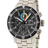 腕時計 フォルティス Fortis オフィシャル コスモノート クロノグラフ 638.27.141 自動巻き メンズ OH済 デイデイト ブラック 限定