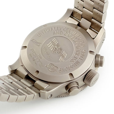 腕時計 フォルティス Fortis オフィシャル コスモノート クロノグラフ 638.27.141 自動巻き メンズ OH済 デイデイト ブラック 限定