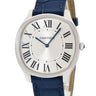 腕時計 カルティエ Cartier ドライブ ドゥ カルティエ エクストラフラット WSNM0011 手巻き メンズ 新品同様 シルバー ローマン 青針