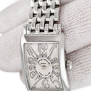 腕時計 フランクミュラー FRANCK MULLER ロングアイランド プティ レリーフ 802QZREL クオーツ レディース ギョウシェ ビザン数字