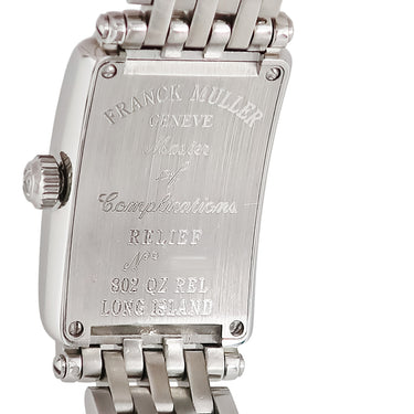 腕時計 フランクミュラー FRANCK MULLER ロングアイランド プティ レリーフ 802QZREL クオーツ レディース ギョウシェ ビザン数字