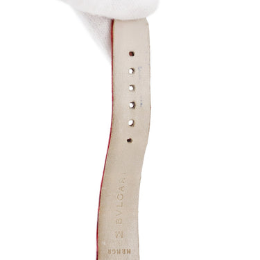 腕時計 ブルガリ BVLGARI ルチェア LU28S 102608 クオーツ レディース 純正ダイヤ ピンク シェル マザーオブパール