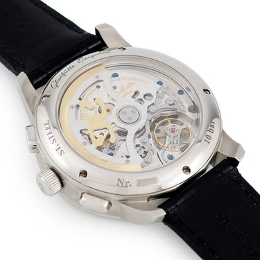 腕時計 グラスヒュッテ オリジナル GLASHUTTE ORIGINAL セネタ クロノグラフ パノラマデイト 1-37-01-03-02-35 自動巻き メンズ スモールセコンド