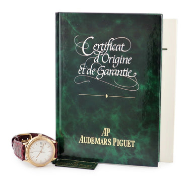 腕時計 オーデマピゲ AUDEMARS PIGUET ユイティーム 77113OR/O/0002/01 自動巻き レディース OH済 K18RG無垢 シルバー バー デイト