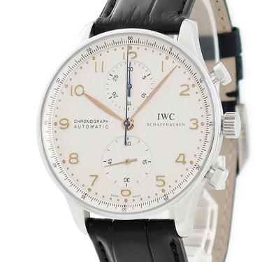 腕時計 IWC IWC ポルトギーゼ クロノグラフ オートマティック IW371401 自動巻き メンズ スモールセコンド アラビア