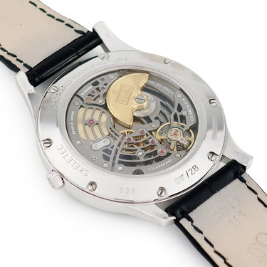 腕時計 ショパール CHOPARD L.U.C XP スケルテック 171936-1001 自動巻き メンズ K18WG無垢 純正ダイヤ ブラック 限定28本