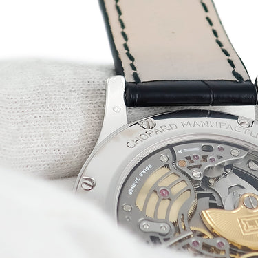 腕時計 ショパール CHOPARD L.U.C XP スケルテック 171936-1001 自動巻き メンズ K18WG無垢 純正ダイヤ ブラック 限定28本