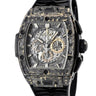 腕時計 ウブロ HUBLOT スピリットオブビッグバン カーボン ゴールド タイガー 642.QX.0113.RX.TIG22 自動巻き メンズ ブラック 限定