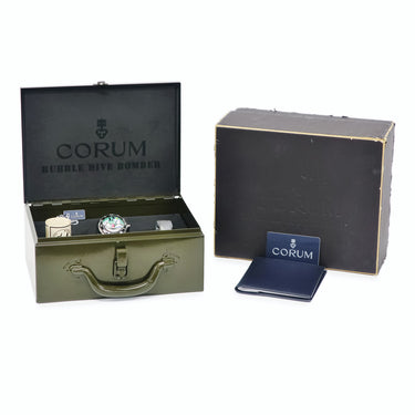 腕時計 コルム CORUM バブル ダイブ ボンバー シャーク 082.181.20/F701 自動巻き メンズ 逆回転防止ベゼル 2004年限定モデル