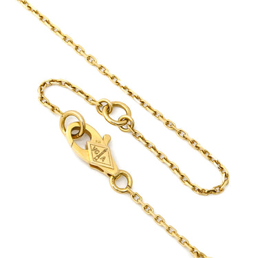 ヴァンクリーフアーペル Van Cleef & Arpels スウィート アルハンブラ ペンダント パールホワイト×イエローゴールド K18YG マザーオブパール ネックレス 白 シェル Au750 18K