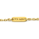 ヴァンクリーフアーペル Van Cleef & Arpels スウィート アルハンブラ ペンダント パールホワイト×イエローゴールド K18YG マザーオブパール ネックレス 白 シェル Au750 18K