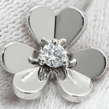 ヴァンクリーフアーペル Van Cleef & Arpels フリヴォル ピアス ミニモデル VCARP0J600 ホワイトゴールド K18WG ダイヤモンド ピアス VCA Au750 18K 18金 ダイヤ フラワー