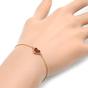 ヴァンクリーフアーペル Van Cleef & Arpels スウィート ハート カーネリアン VCARN59L00 レッド×ローズゴールド K18RG カーネリアン ブレスレット 18K