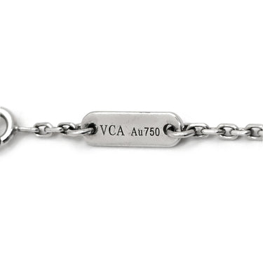 ヴァンクリーフアーペル Van Cleef & Arpels スウィート アルハンブラ VCARO85600 ホワイトゴールド K18WG ブレスレット Au750 18K WG ダイヤモンド 12石