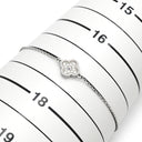 ヴァンクリーフアーペル Van Cleef & Arpels スウィート アルハンブラ VCARO85600 ホワイトゴールド K18WG ブレスレット Au750 18K WG ダイヤモンド 12石